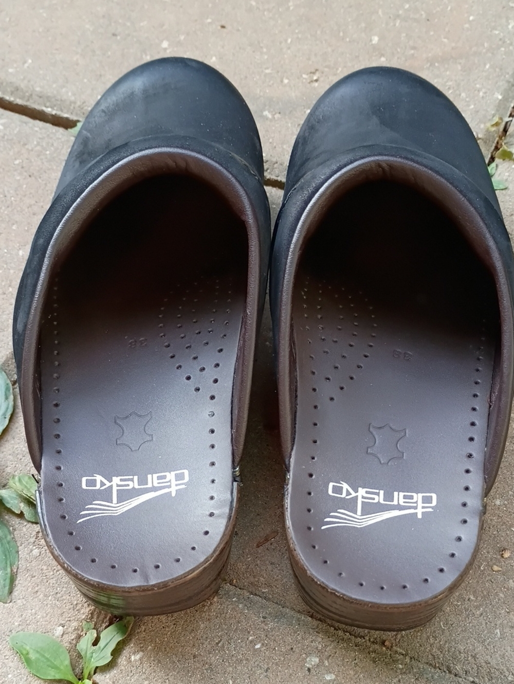 Dansko Sonja Open-back Leather Clogs 38 - Picture 9 of 15